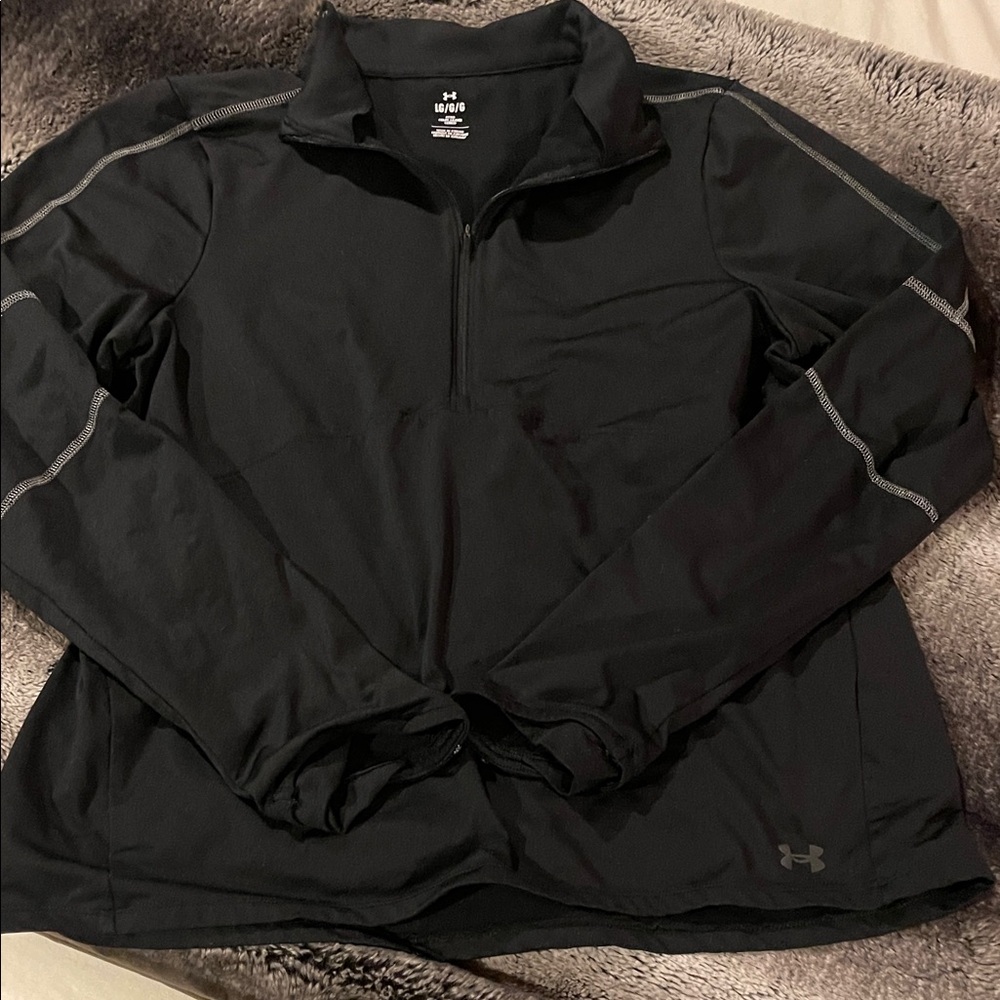 Under Armour Black Quarter-Zip Sz. L